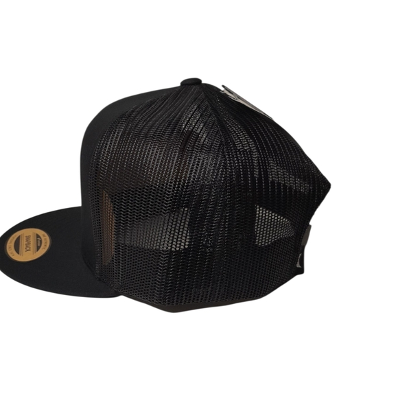 Hurley Icon Solid Flat Trucker Baseball Cap - Picture 3 of 8